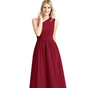 Azazie Burgundy Molly Bridesmaid Dress